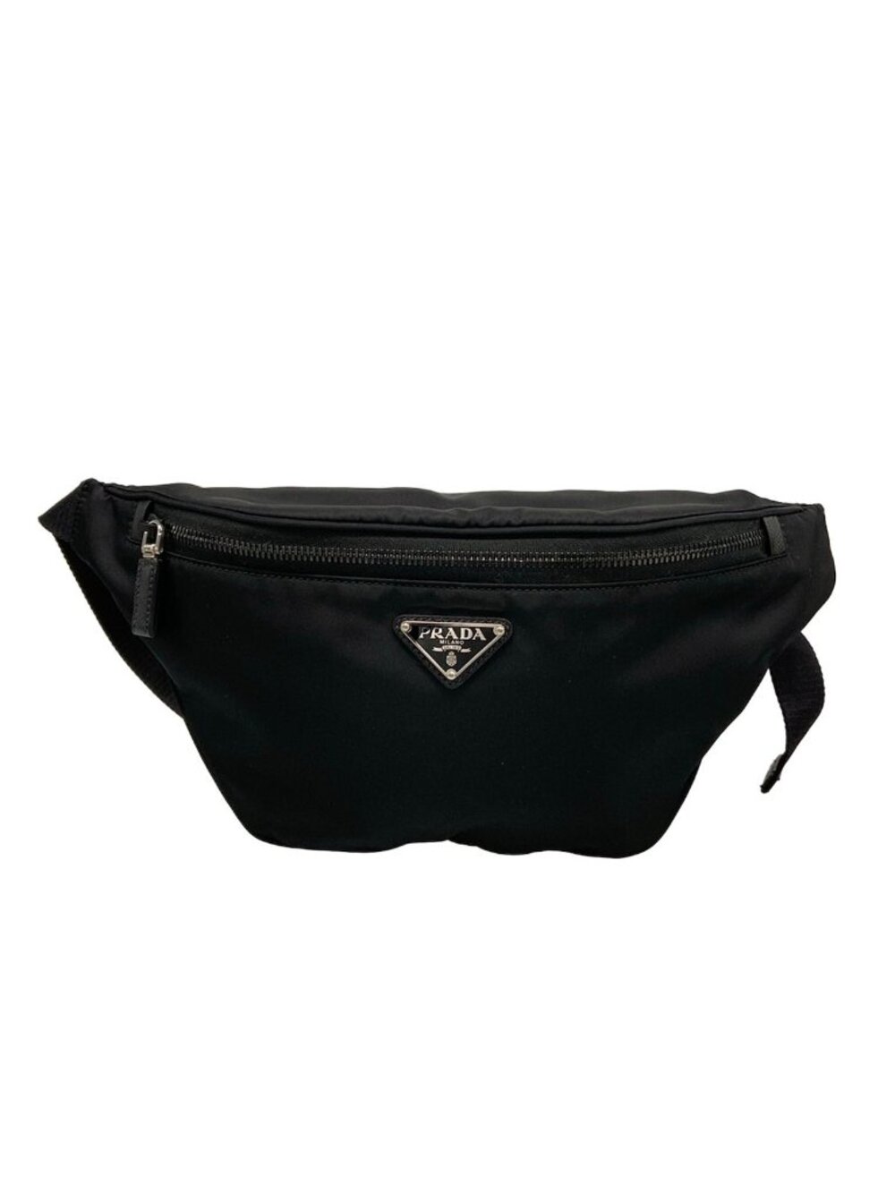 Prada Waist Pouch Black Re-Nylon Leather
